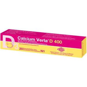 CALCIUM VERLA D 400 Brausetabletten