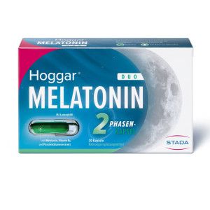 HOGGAR Melatonin DUO Einschlaf-Kapseln